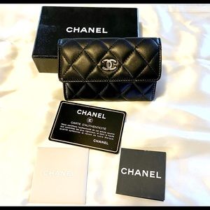 Authentic Chanel Lambskin Cardholder